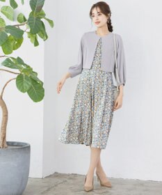 Tiaclasse 【洗える】タックパフスリーブボレロ