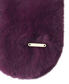 MOONBAT FURLA フェイクファーくしゅくしゅリボンマフラー