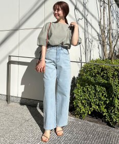 UNFILO ワッシャーブロード 2WAYブラウス