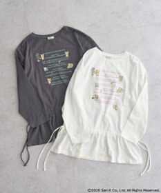 earth music&ecology 【予約】リラックマ×earth ブラウジングロンT