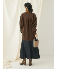 CRAFT STANDARD BOUTIQUE コーデュロイバンドカラーシャツ