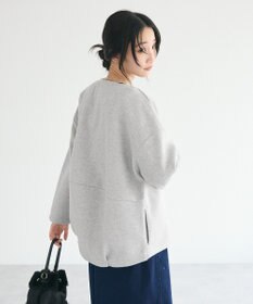 CRAFT STANDARD BOUTIQUE 圧縮ウール風ZIP付きジャケット