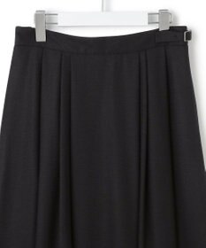 23区 【洗える】ウールミルドジャージー タック スカート