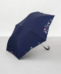 AURORA NINA RICCI（ニナリッチ）花柄刺繍晴雨兼用パラソル（折りたたみ傘）