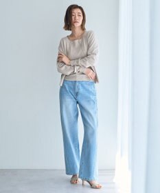 YECCA VECCA ラメ混クルーネックカーディガン