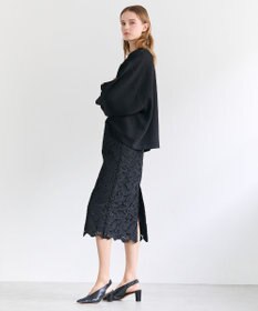 BEIGE， BROOM / スウェット風ライトフォルムプルオーバー