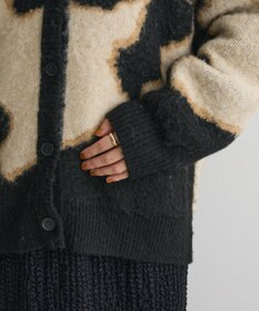 CRAFT STANDARD BOUTIQUE アニマルジャカードニットカーディガン