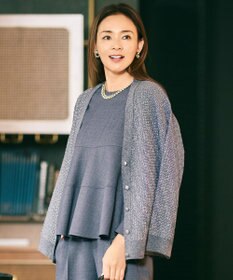 自由区 S 【SHIHOさん着用】ラメツイード カーディガン