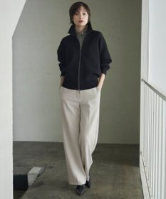 ICB L 【洗える】ミリオーネダンボールニット ワイドストレートパンツ