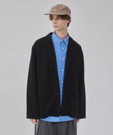 WEGO 【ユニセックス着用ITEM/MLサイズ展開】ボンディングスウェットテーラードジャケット