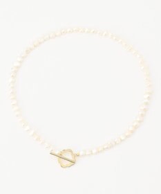 TOCCA OPEN CLOVER PEARL NECKLACE 淡水バロックパール 2WAY ネックレス