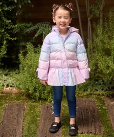 ANY KIDS 【洗濯機OK】中綿リボンコート