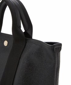 TOPKAPI 【Breath TOPKAPI】スコッチグレイン ネオレザー ミニ トート バッグ ショルダー付き S