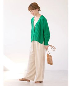 AMERICAN HOLIC 針抜きＶネックニットカーディガン