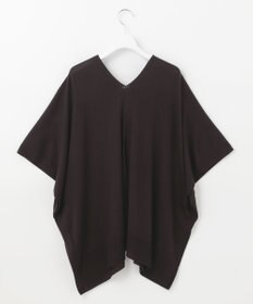 自由区 【洗える/セットアイテム】マルチWAYコンビ ニットポンチョ×プルオーバー