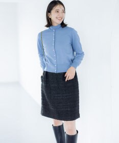 組曲 ホールガーメント ハイネックニット