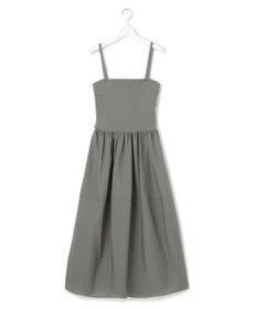 23区 S 【洗える】ブライトナイロンワッシャー ニットコンビワンピース