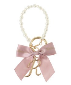 Maison de FLEUR イニシャルリボンパールチャーム