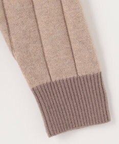 J.PRESS LADIES 【洗える】WOOL BLEND AIR カラーブロック ニット