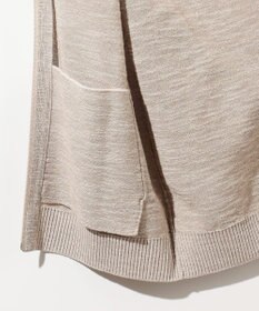 JOSEPH ABBOUD 【イタリア糸使用/清涼感/軽い/洗える/サスティナブル】スラブギマ ニット  ジップ ブルゾン