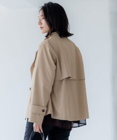 組曲 ショートライトトレンチ ジャケット