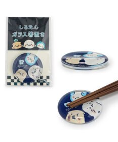 Mother garden しろたん ガラス箸置 《おともだち柄》 単品