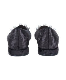 Bridget Birkin 【Bridget Birkin】パールストーンベロアパンプス