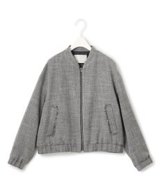ICB 【洗える】 ライトスラブツイード ブルゾン