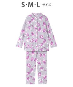 WACOAL パジャマ 長袖 長ズボン 綿混(本体) あったか レディース WDW438 /ワコール