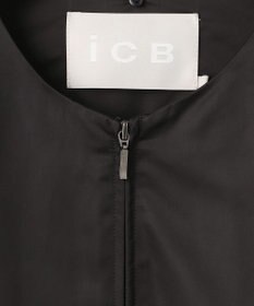 ICB 【先行予約・2WAY】 ダルグロッシーサテン ボウタイ付きブルゾン