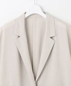 自由区 【カタログ掲載・セットアップ対応・接触冷感・UVカット・洗える】ライトリネンライクショートスリーブ ジャケット