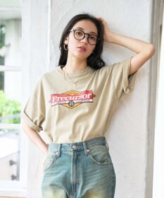 WEGO 【新色追加/ユニセックス着用アイテム/手洗い可/SMLサイズ展開】ピグメントグラフィックT（S）