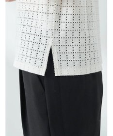 earth music&ecology ジャガードレースプルオーバー