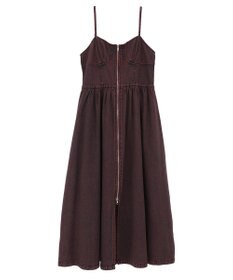 Green Parks ・ＳＵＧＡＲ　ＳＰＯＯＮ　コルセットデニムキャミワンピ