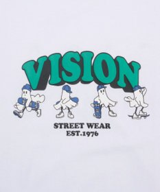 WEGO 【ユニセックス着用ITEM/MLサイズ展開】別注VISIONゴーストスケーターグラフィックT（SS）