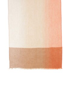 MOONBAT FURLA(フルラ）カシミヤ100％ オンブレー チェック ストール 手洗いOK