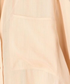 BEIGE， PAULINE / リネンヴィスコースオーバーサイズロングシャツ