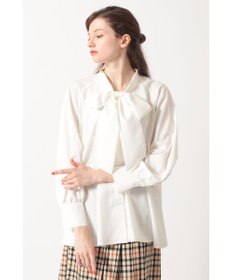 DAKS ボウタイカラーオーバーサイズブラウス