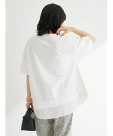 Green Parks 異素材切替ドッキングチュニック