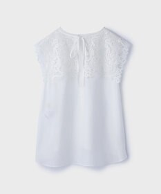 GRACE CONTINENTAL パターンレースカラーブラウス