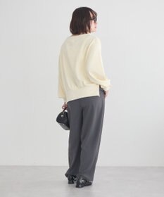 earth music&ecology 裾スリット裏毛プルオーバー