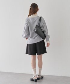 earth music&ecology 裾スリット裏毛プルオーバー