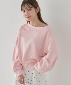 earth music&ecology 裾スリット裏毛プルオーバー