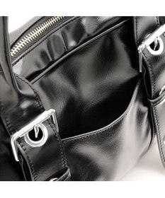 MioFIRANO ベルトハンドルボストンバッグ　FR エフアール