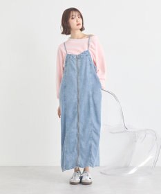 earth music&ecology 裾スリット裏毛プルオーバー