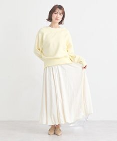 earth music&ecology 裾スリット裏毛プルオーバー