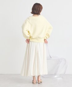 earth music&ecology 裾スリット裏毛プルオーバー