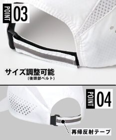 CW-X 【UNISEX】 CW-X キャップ メッシュパーツつき(つば内側) メッシュ切替あり(頭頂部) ユニセックス HYR430 /ワコール