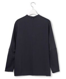 ICB L アセテートダブルサテン ランタンスリーブブラウス