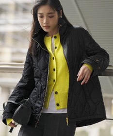 23区 L 中綿パディング フード2WAY アウター ブラック系